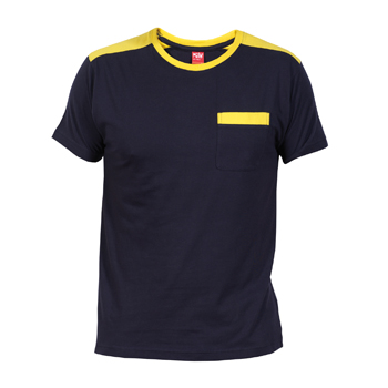 Camiseta laboral hombre ref. 9119 color amarillo