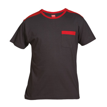 Camiseta laboral hombre ref. 9119 color rojo