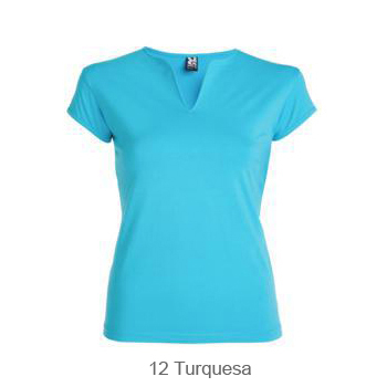 Camiseta manga corta ref. 6532 color turquesa