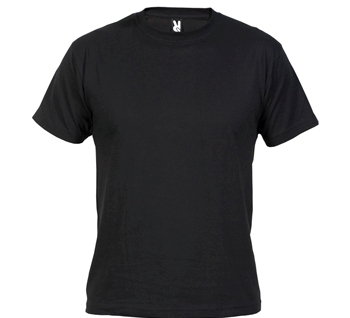 Camiseta manga corta hombre ref. 9119 color negro