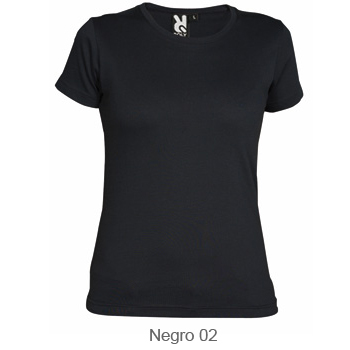 Camiseta manga corta mujer ref. 6627 color negro