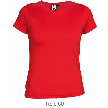 Camiseta manga corta mujer ref. 6627 color rojo