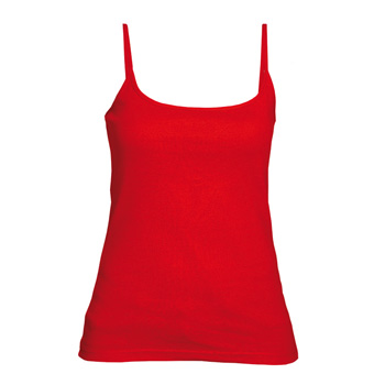 Camiseta tirantes bailarina mujer ref. 6519 color rojo